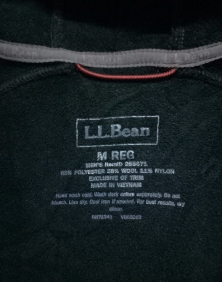 L.L. Bean × Vintage 🔥L.L Bean Zipper Sweatshirt With Hoodies Size US M / EU 48-50 / 2 - 4 Thumbnail
