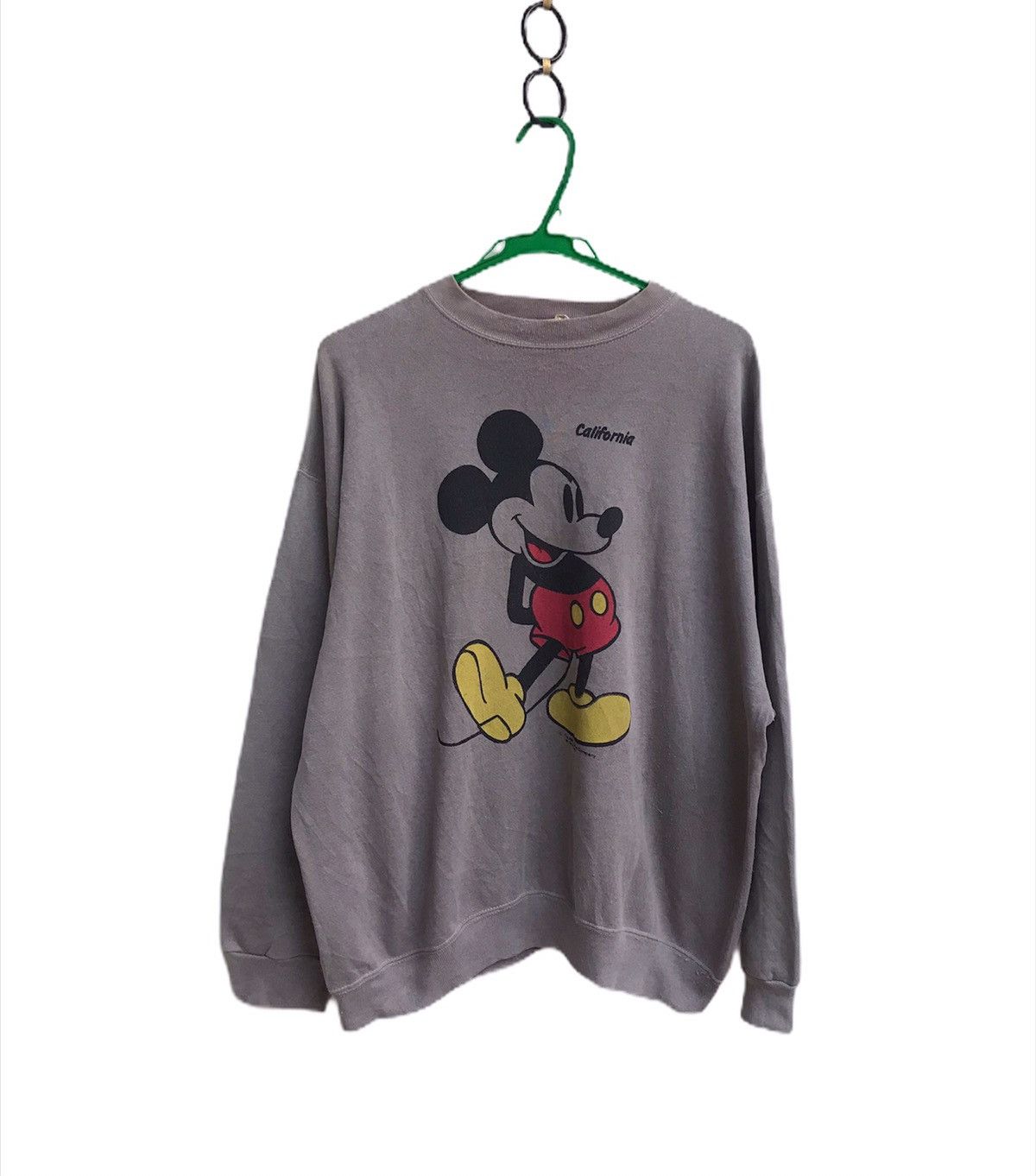 Disney × Mickey Mouse × Vintage 🔥Disney Mickey Mouse Logo Sweatshirts Size US L / EU 52-54 / 3 - 1 Thumbnail