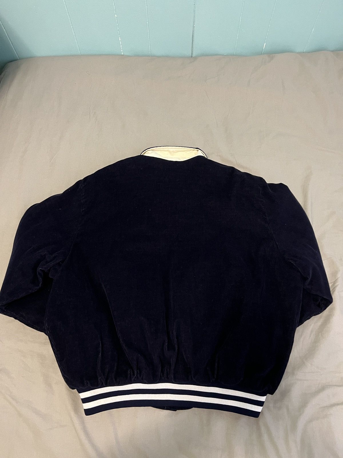 Vintage Vintage Corduroy Fire Dept Varsity Jacket Size US XL / EU 56 / 4 - 6 Thumbnail