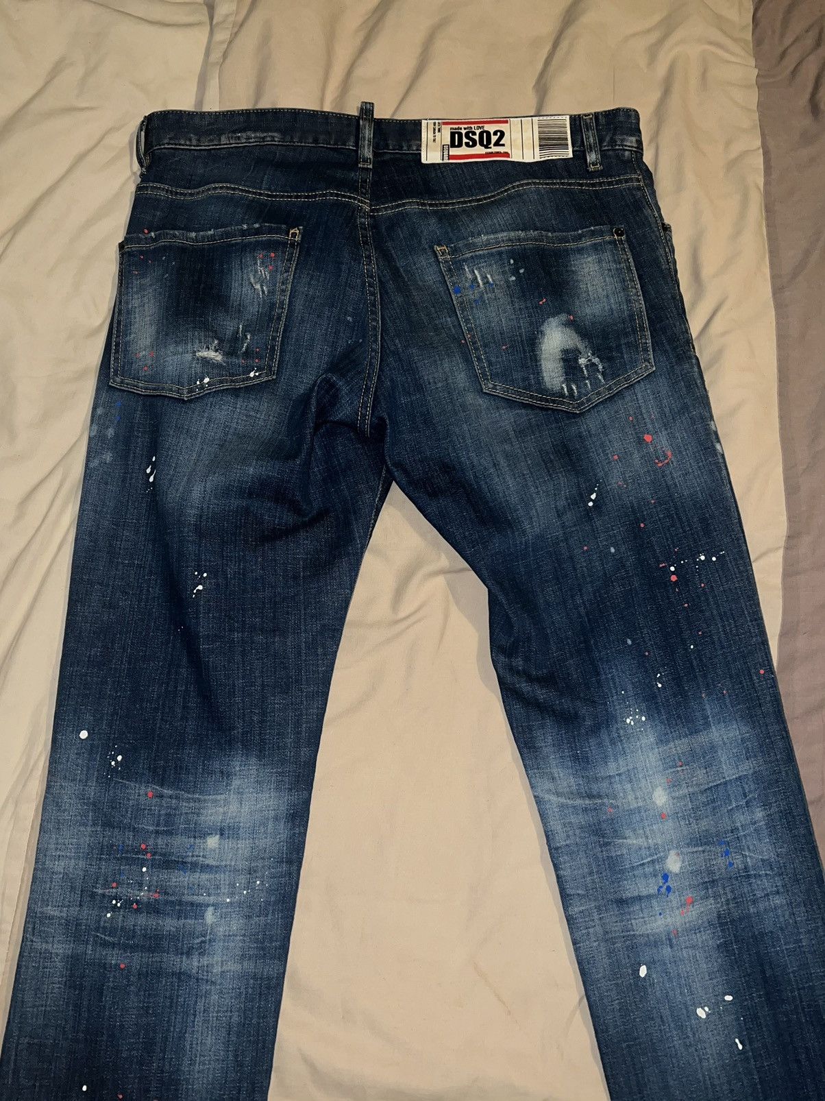 Dsquared2 Dsquared2 Cool Guy Jeans Paint Splatter Distressed Size US 36 / EU 52 - 3 Thumbnail