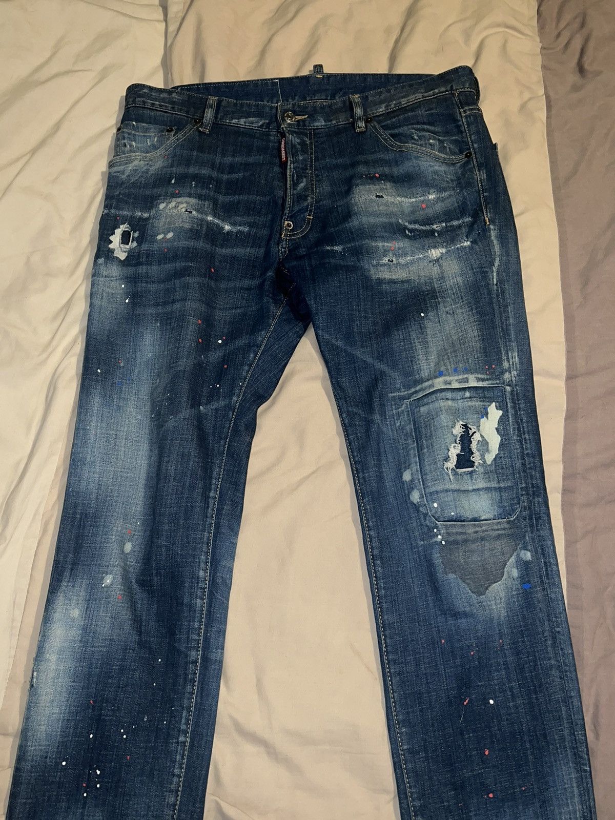 Dsquared2 Dsquared2 Cool Guy Jeans Paint Splatter Distressed Size US 36 / EU 52 - 2 Thumbnail