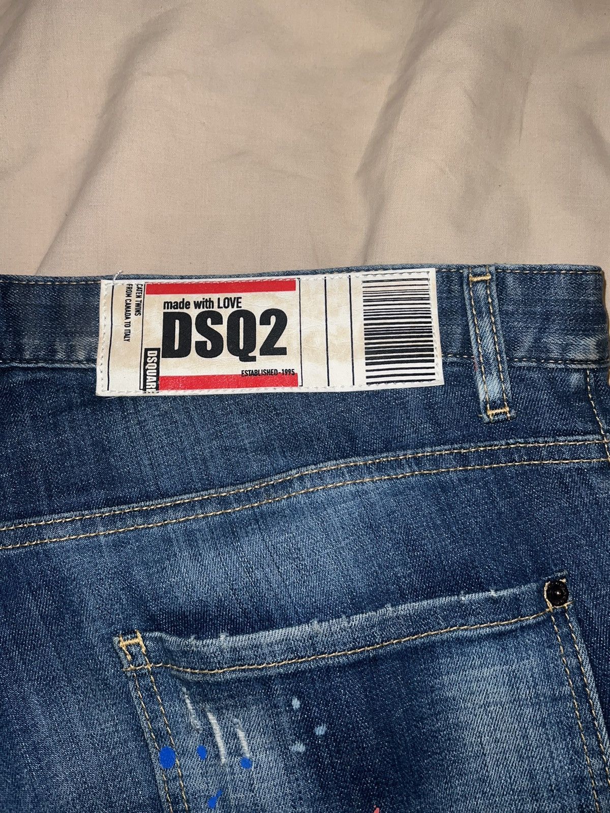 Dsquared2 Dsquared2 Cool Guy Jeans Paint Splatter Distressed Size US 36 / EU 52 - 8 Thumbnail