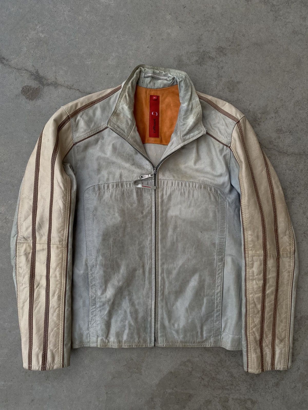 Vintage Vintage Offset Leather jacket biker gangster | Grailed
