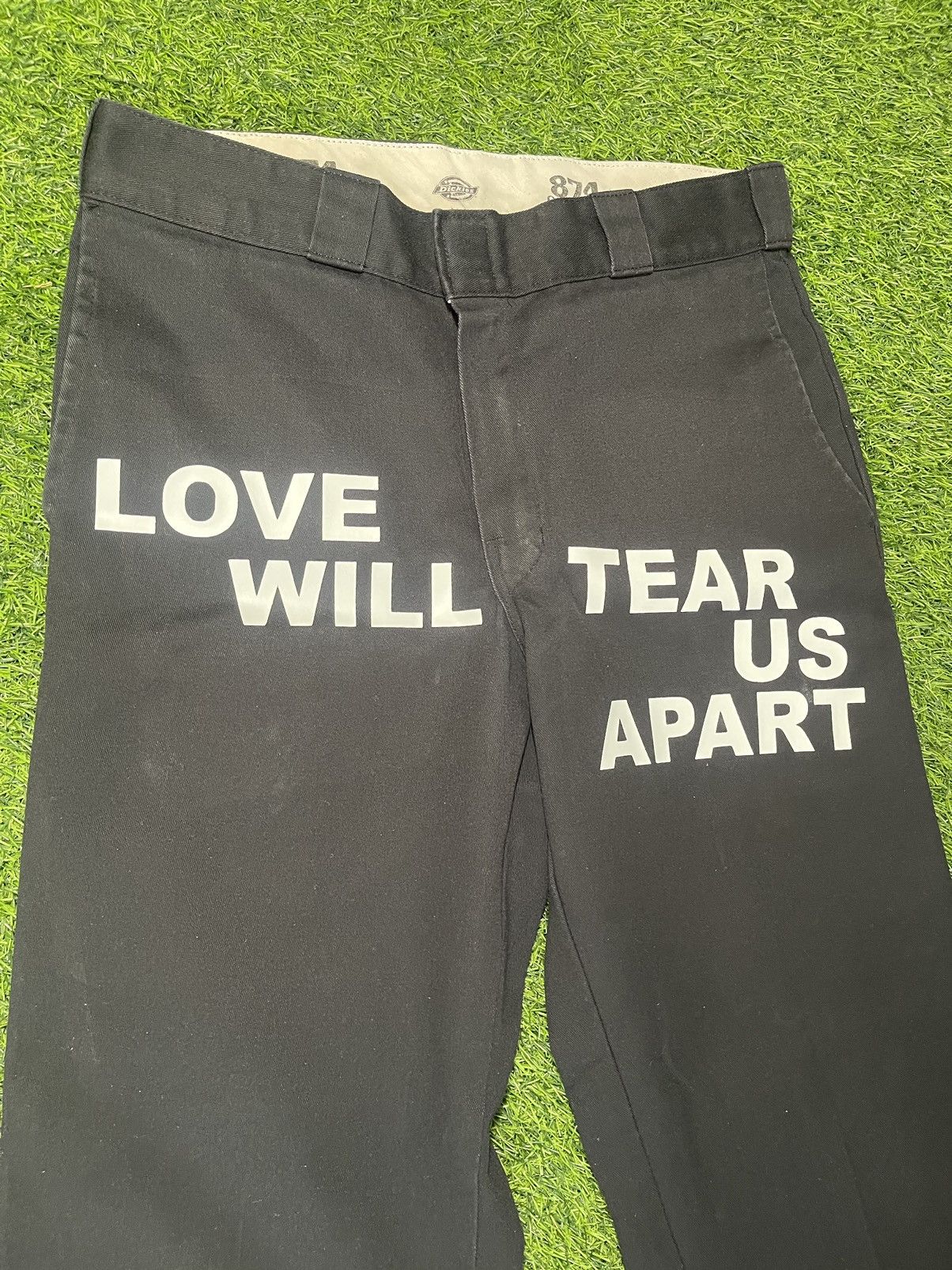 Dickies × Vintage LOVE WILL TEAR US APART PANTS | Grailed