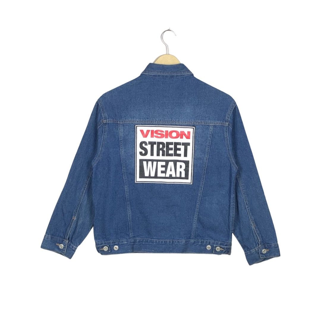 Girl Skateboards × Vision Streetwear Vintage Vision Streetwear Spiralgirl Denim Trucker Jacket Size US S / EU 44-46 / 1 - 1 Thumbnail