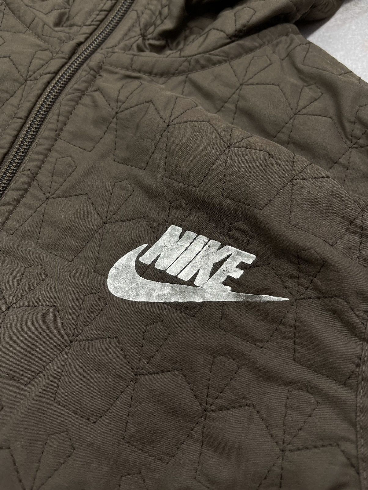 Nike Vintage Nike Vest Brown Women Drill Drip Y2K Swoosh Size M / US 6-8 / IT 42-44 - 6 Thumbnail