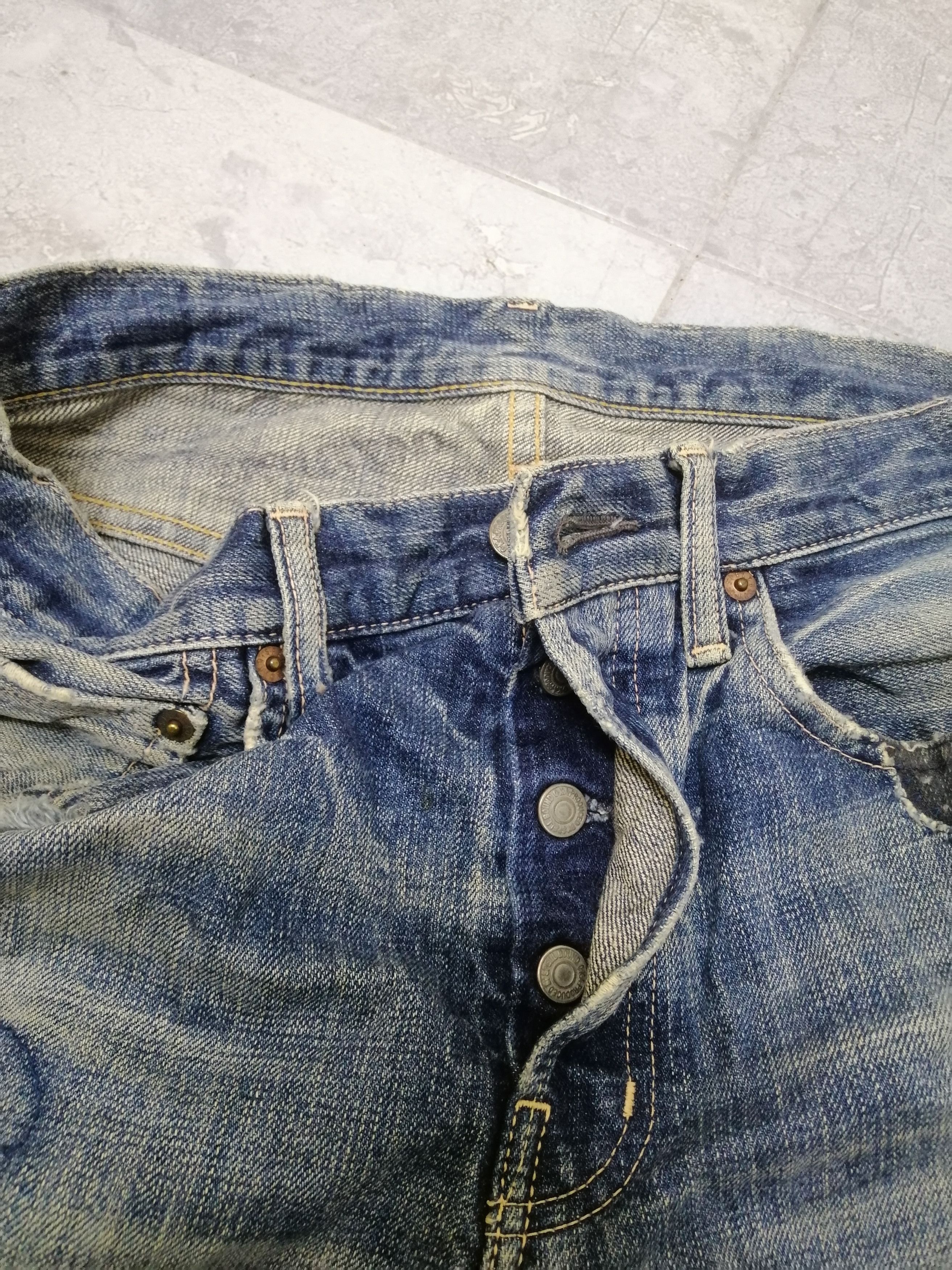 Japanese Brand Japanese Spell Bound Sick Distressed Jean Slim Size US 32 / EU 48 - 4 Thumbnail