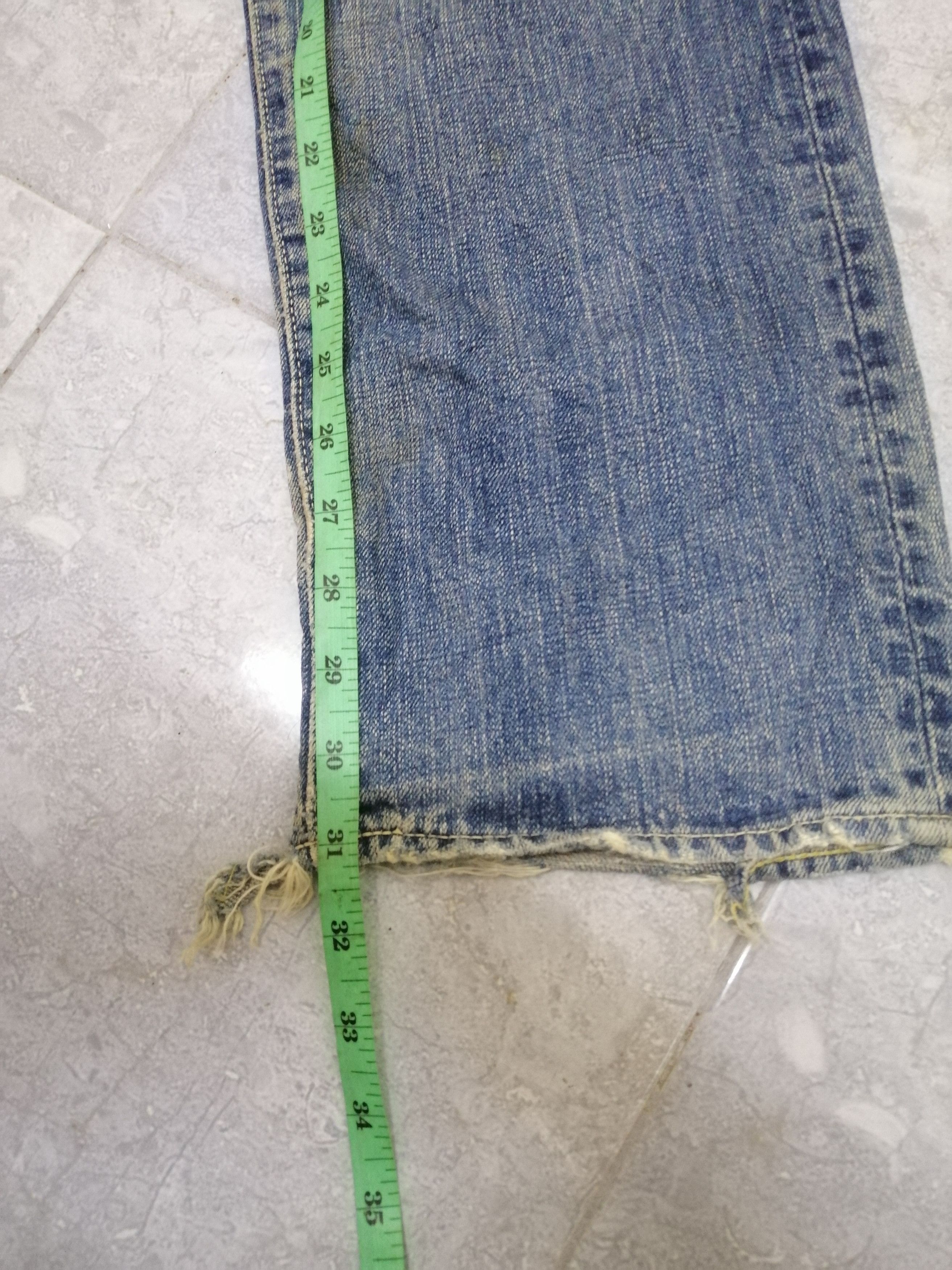 Japanese Brand Japanese Spell Bound Sick Distressed Jean Slim Size US 32 / EU 48 - 7 Thumbnail
