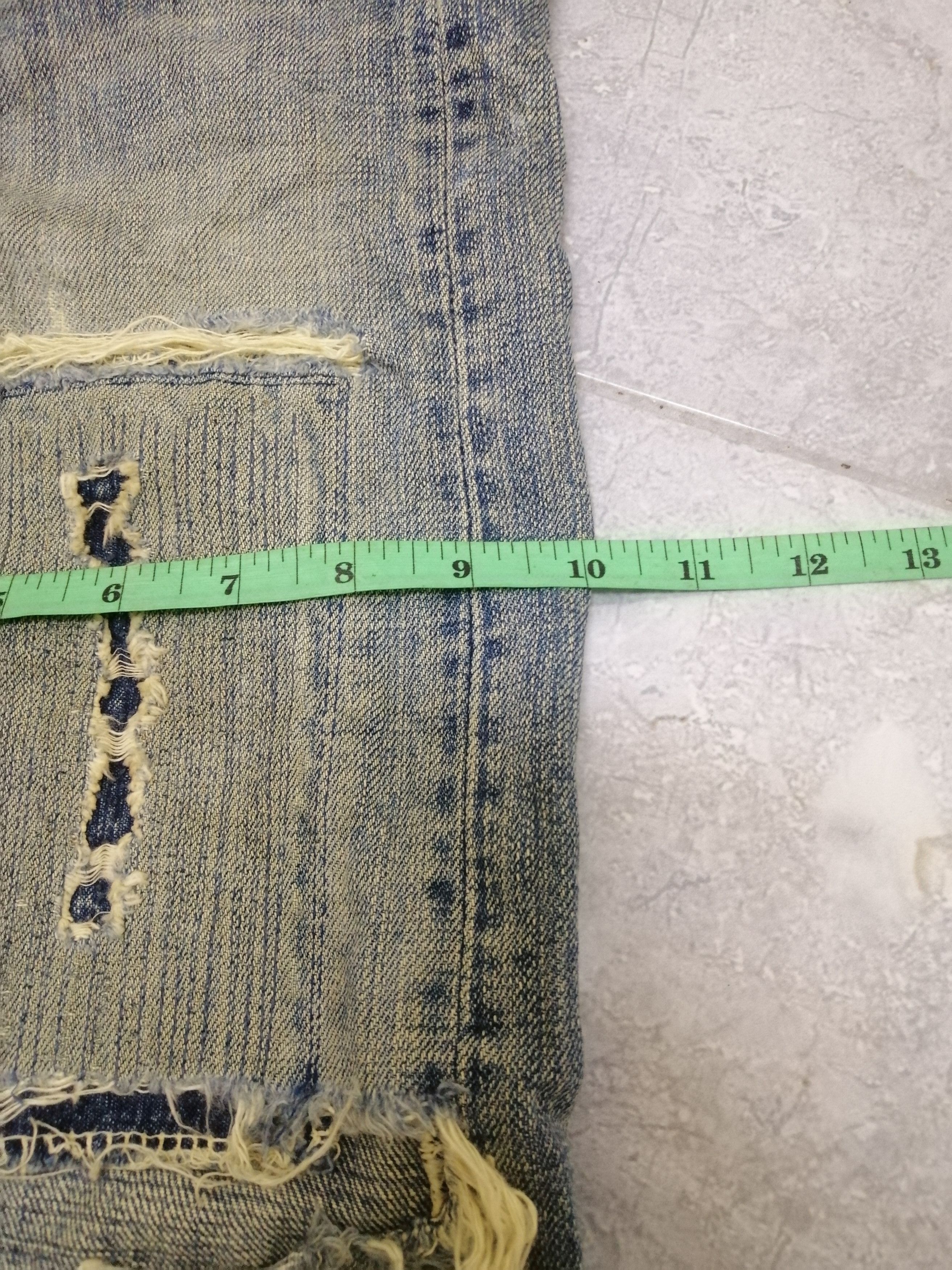 Japanese Brand Japanese Spell Bound Sick Distressed Jean Slim Size US 32 / EU 48 - 8 Thumbnail