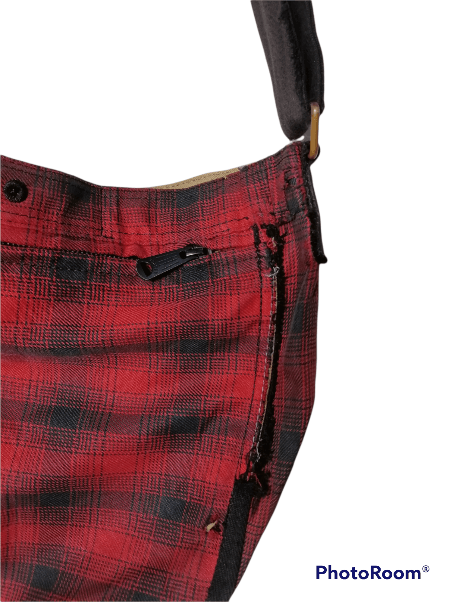 Japanese Brand × Porter Plaid Checked Two Side Shoulder Bag Cross Body Size ONE SIZE - 6 Thumbnail