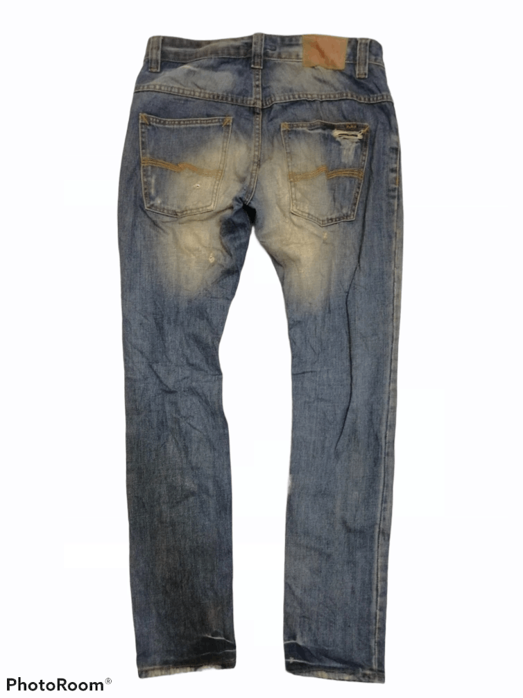Nudie Jeans Nudie Jeans Over Distressed slim Size US 33 - 2 Thumbnail
