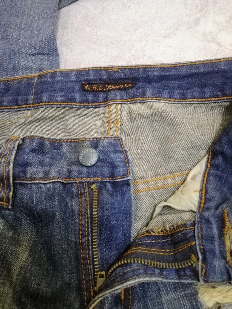 Nudie Jeans Nudie Jeans Over Distressed slim Size US 33 - 6 Thumbnail
