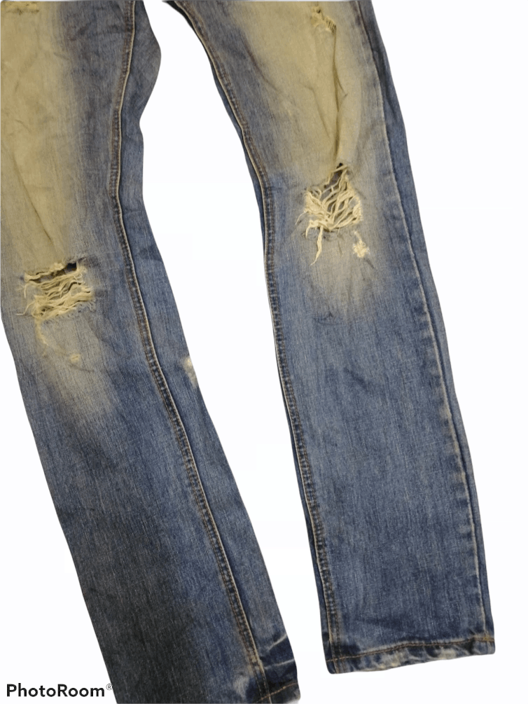 Nudie Jeans Nudie Jeans Over Distressed slim Size US 33 - 4 Thumbnail
