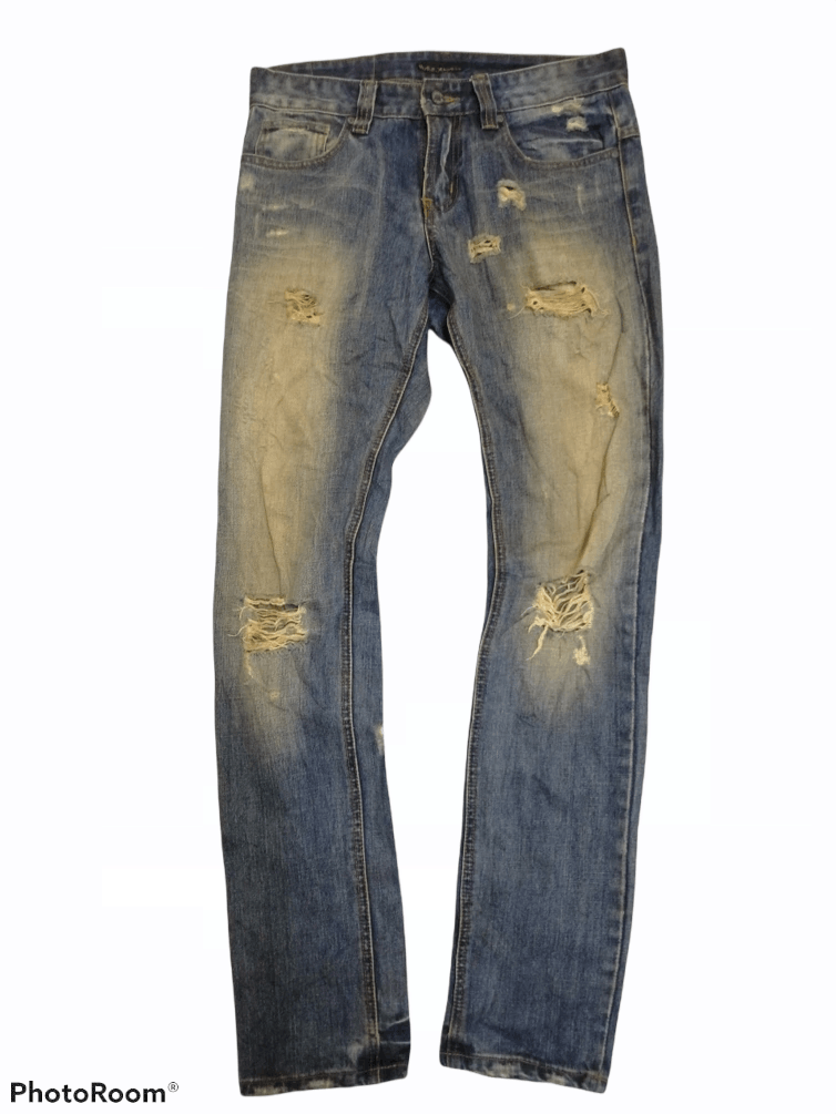 Nudie Jeans Nudie Jeans Over Distressed slim Size US 33 - 1 Thumbnail