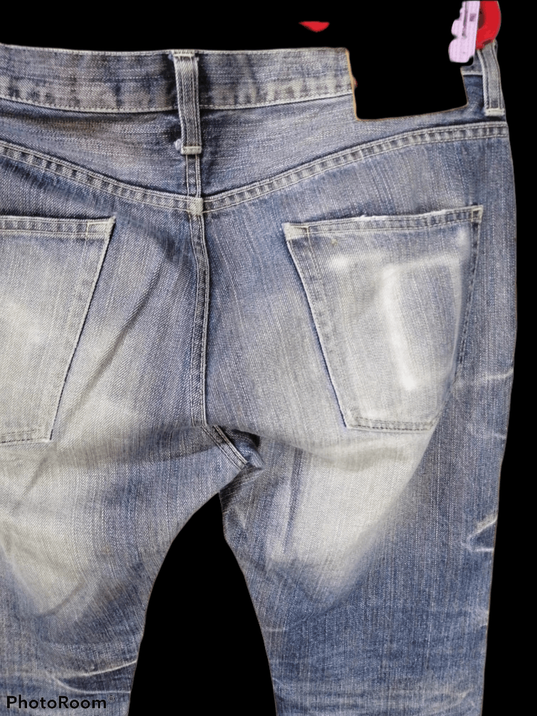 Japanese Brand × Takeo Kikuchi Japanese Distressed Takeo Kikuchi Straight Fit Size US 36 / EU 52 - 4 Thumbnail