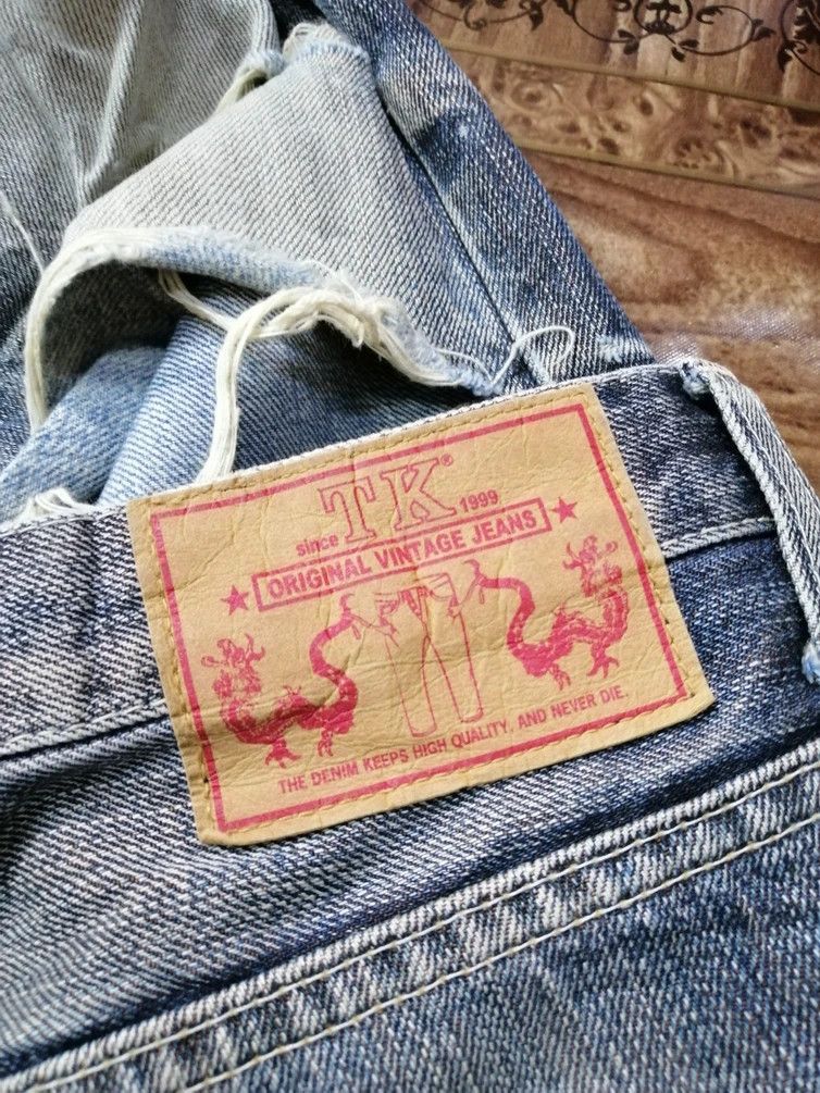 Japanese Brand × Takeo Kikuchi Japanese Distressed Takeo Kikuchi Straight Fit Size US 36 / EU 52 - 6 Thumbnail