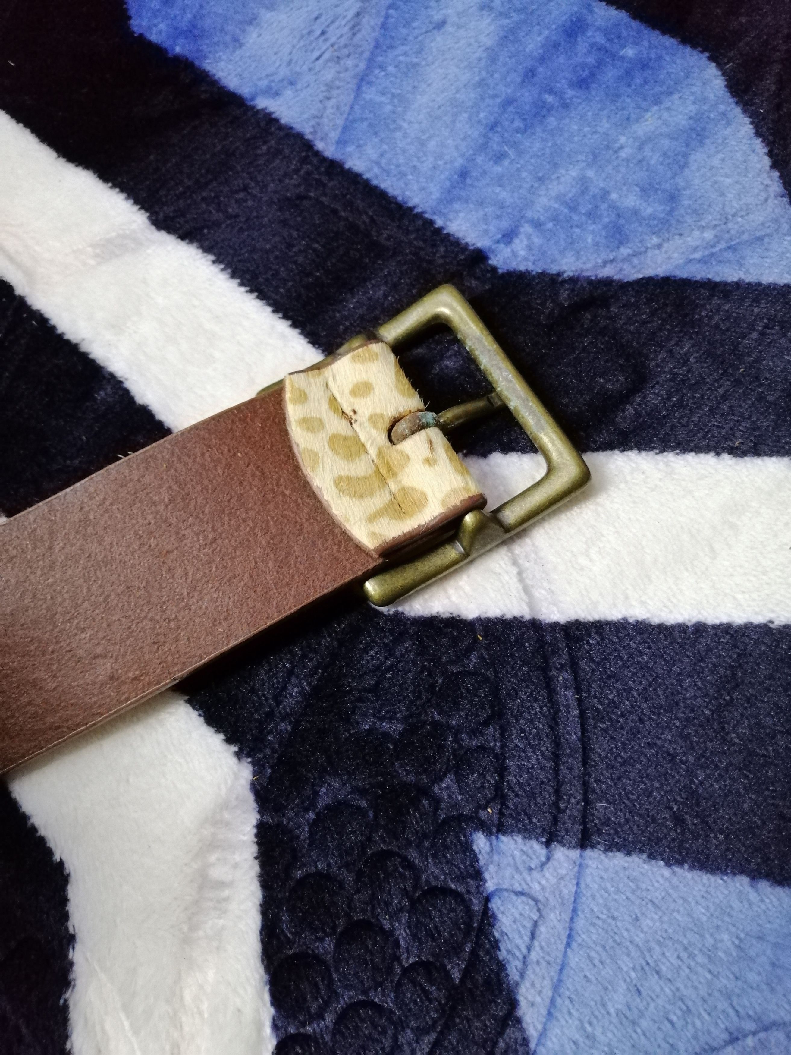 Japanese Brand × Other Leopard Leather Buckle Belt Size ONE SIZE - 5 Thumbnail