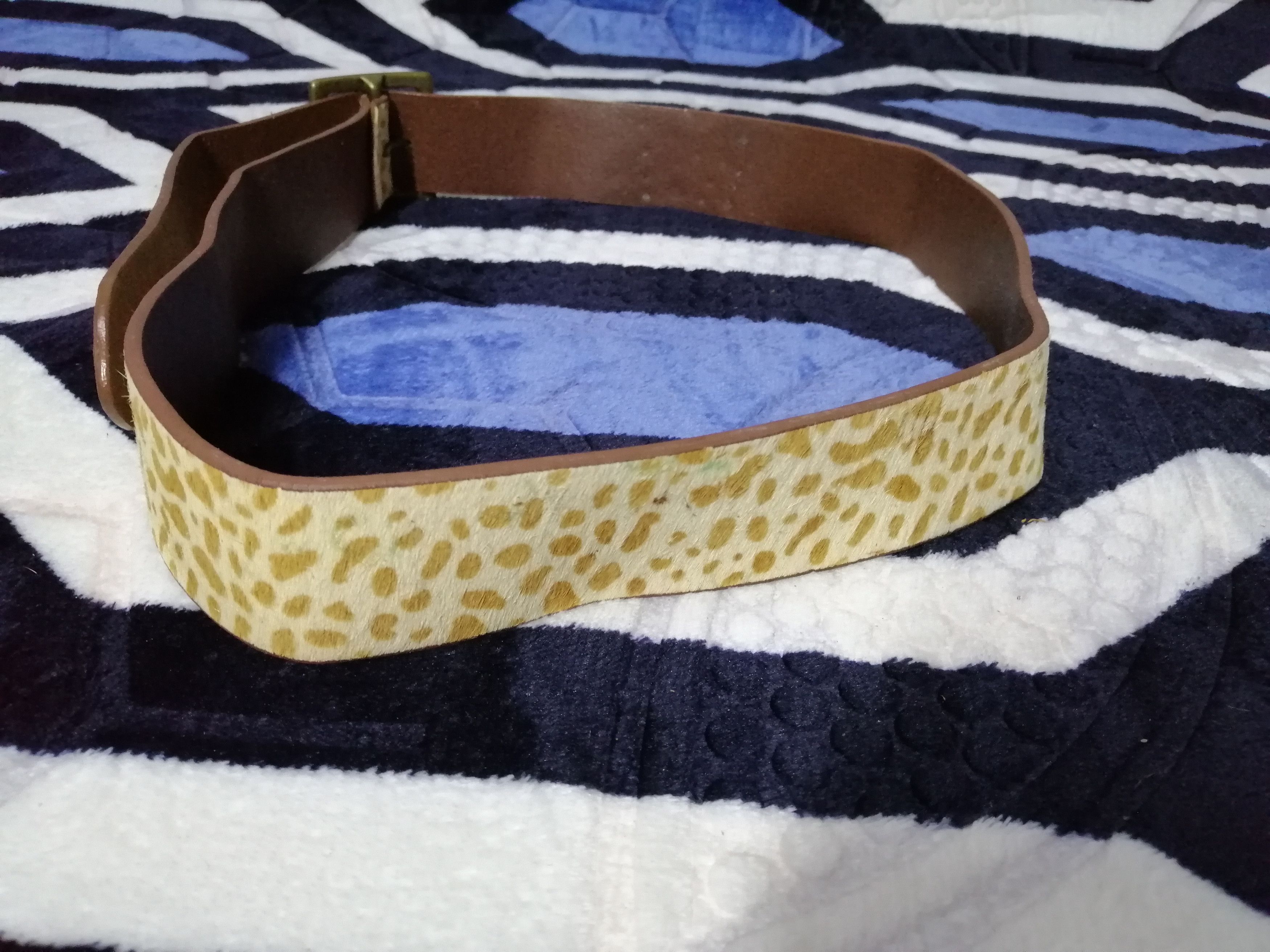 Japanese Brand × Other Leopard Leather Buckle Belt Size ONE SIZE - 2 Thumbnail