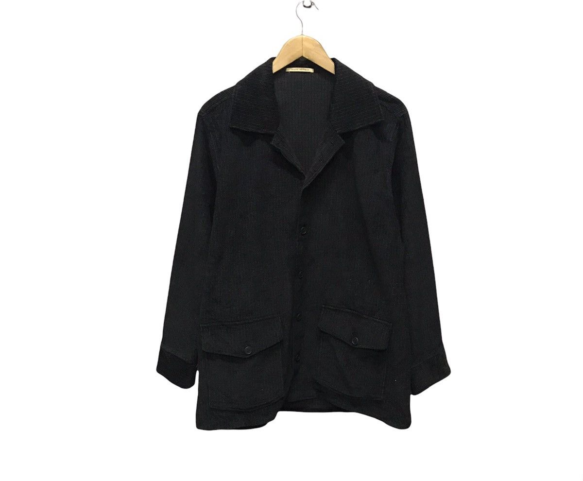 Tomorrowland bluework button up corduroy velvet coat jacket Heavy 