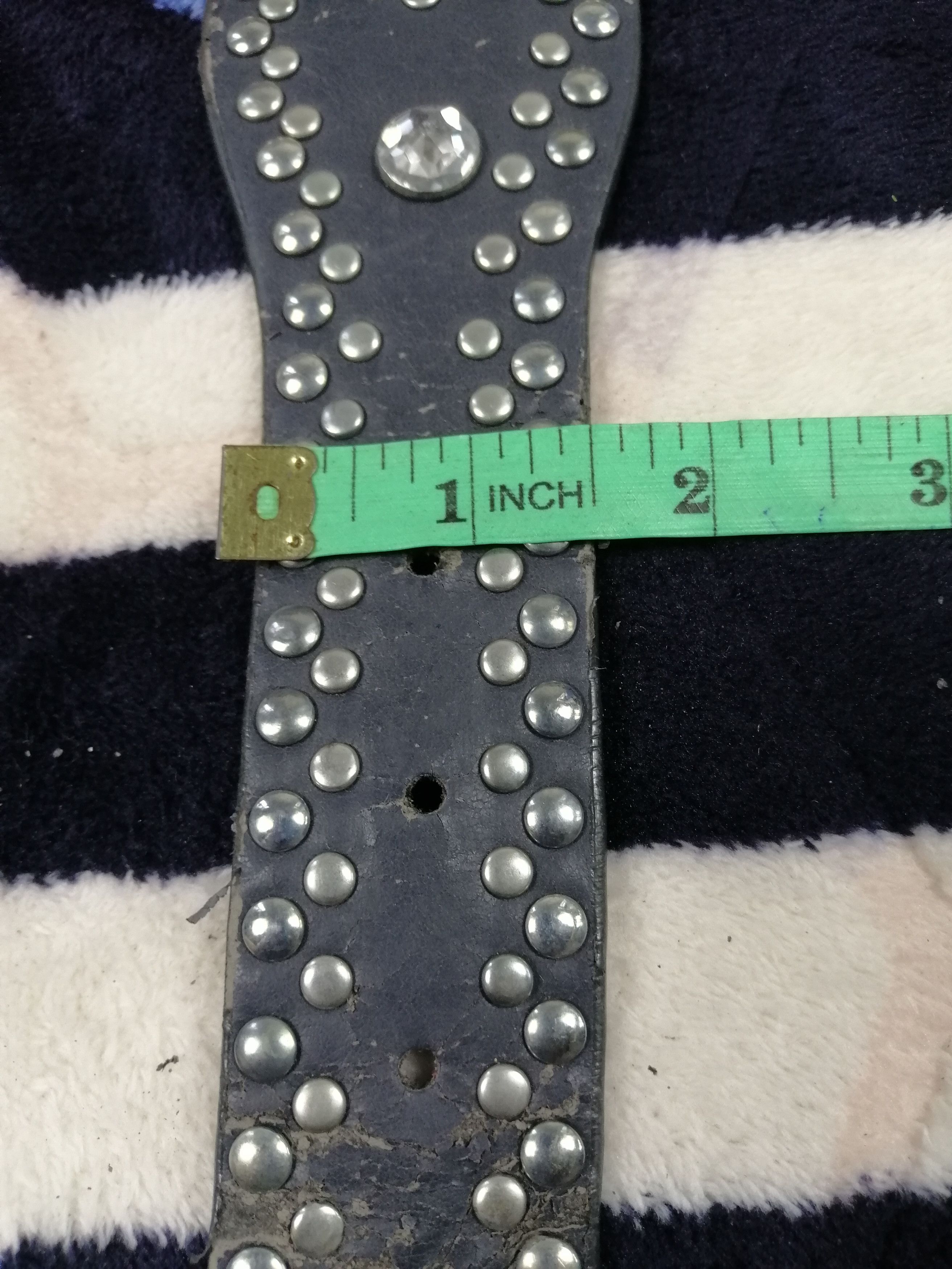 Japanese Brand × Other Big Buckle Belt Diamond Spikes Size ONE SIZE - 6 Thumbnail