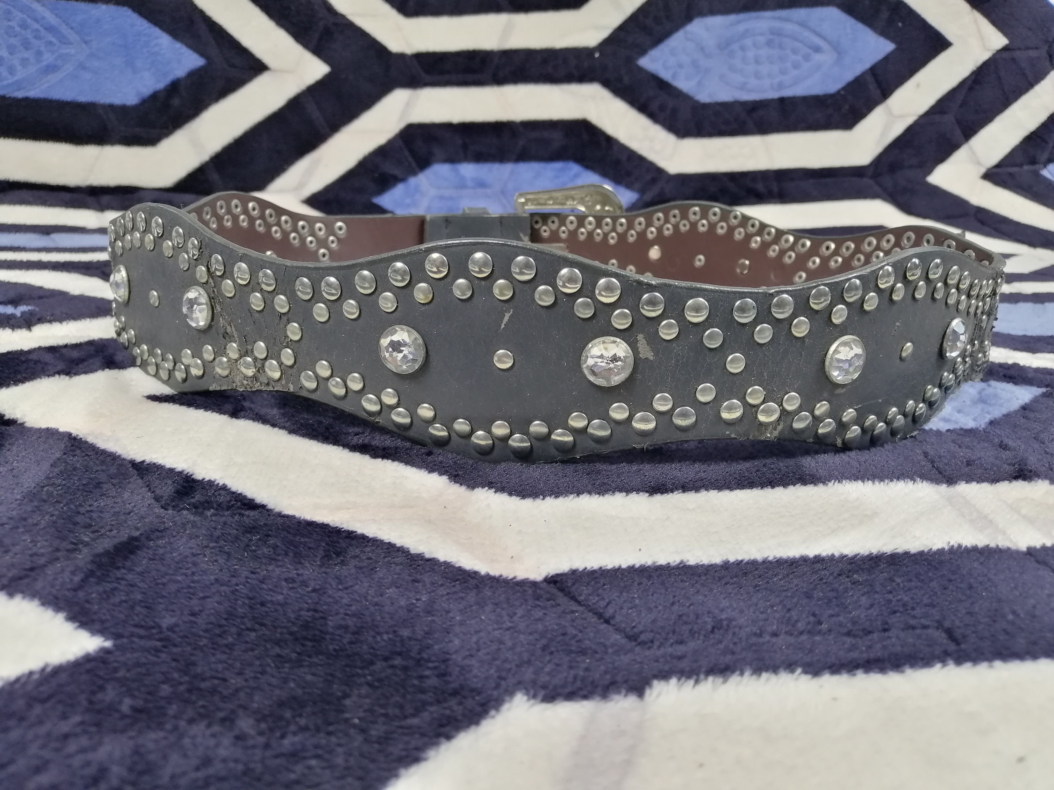 Japanese Brand × Other Big Buckle Belt Diamond Spikes Size ONE SIZE - 3 Thumbnail
