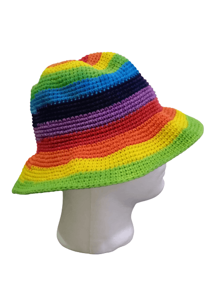 Japanese Brand Rainbows Knit Multicolor Hats Size ONE SIZE - 2 Thumbnail