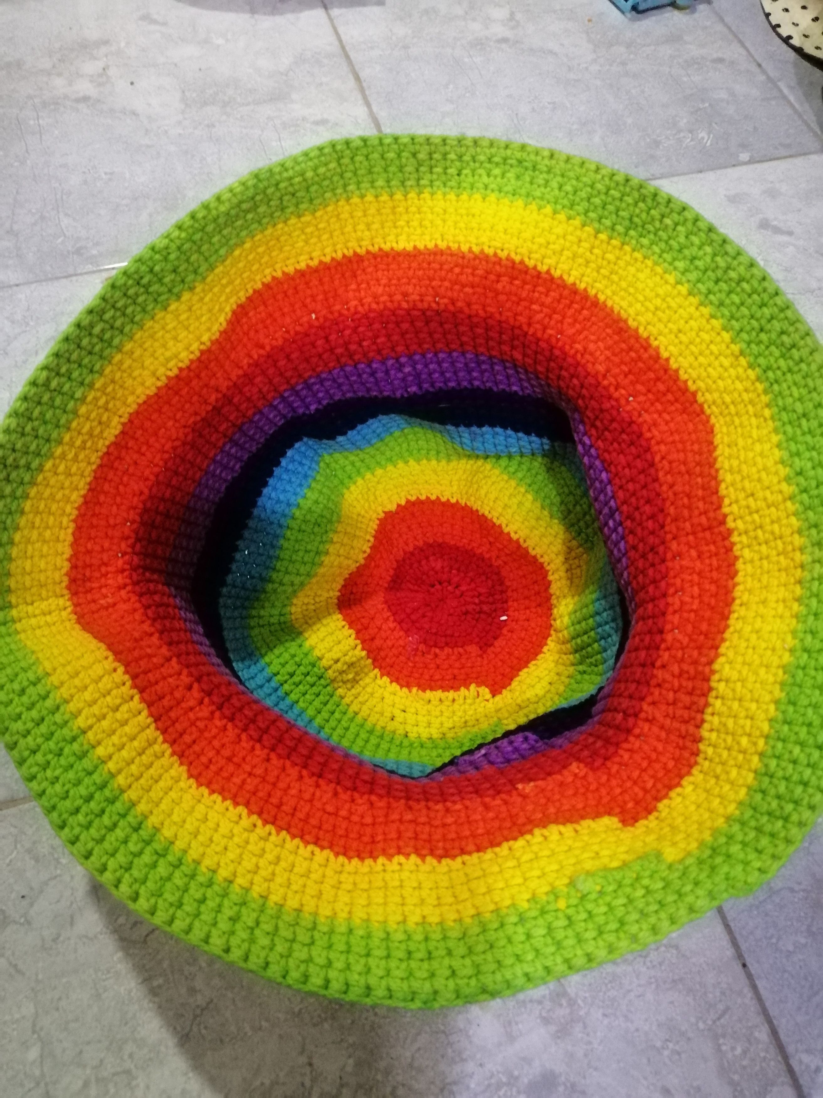 Japanese Brand Rainbows Knit Multicolor Hats Size ONE SIZE - 6 Thumbnail