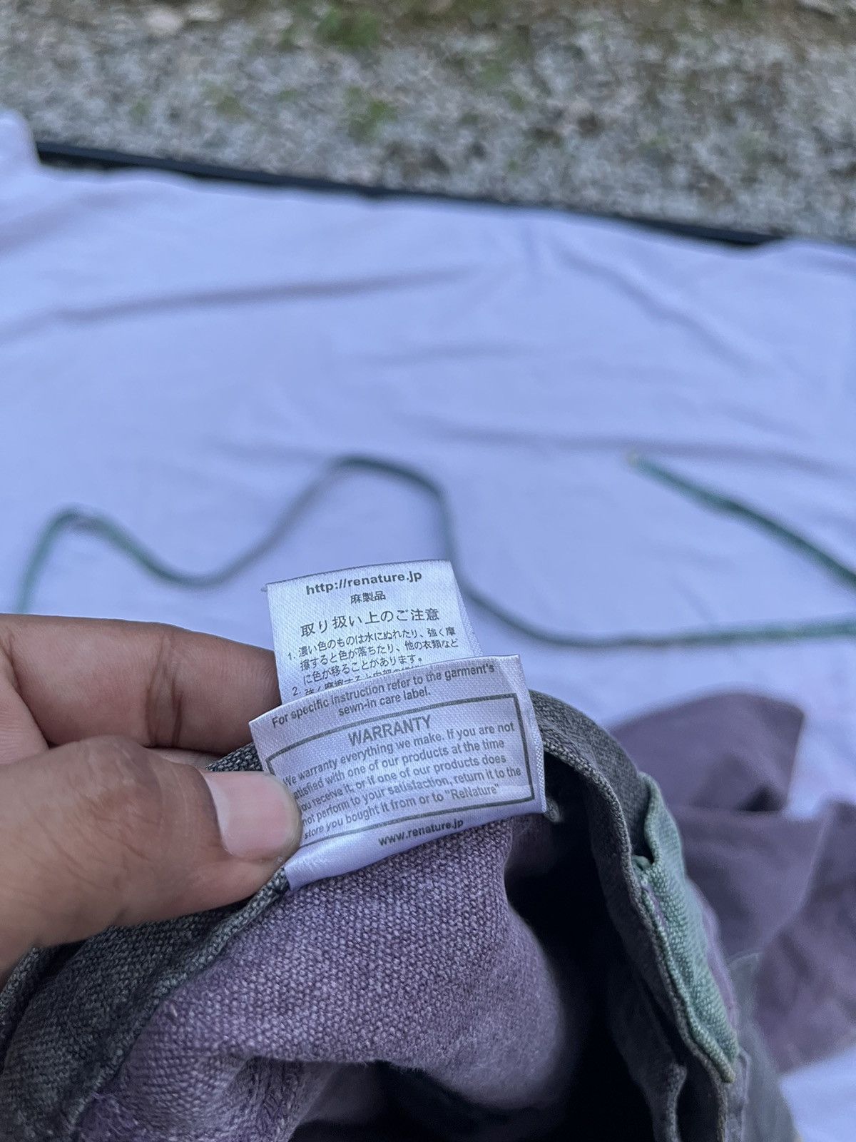 20471120 (A64). VINTAGE RENATURE FLARE BUSH PANTS Size US 31 - 7 Thumbnail