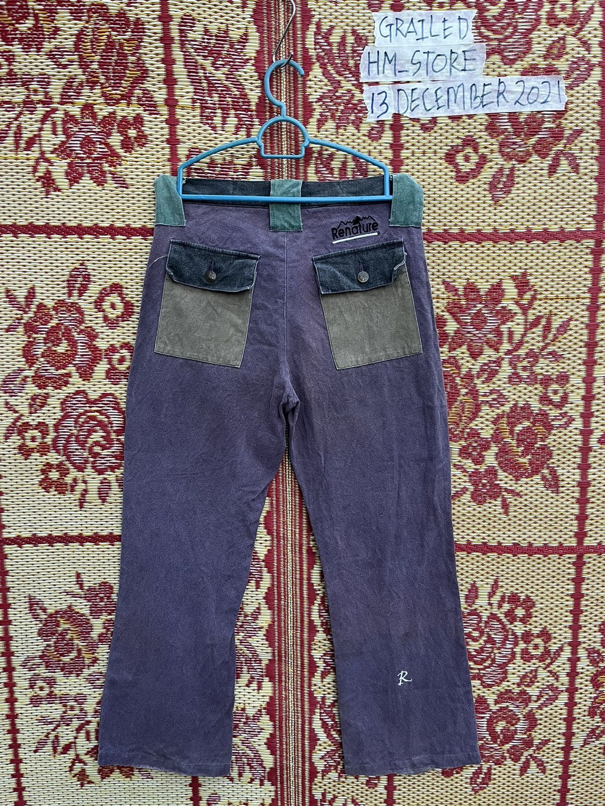 20471120 (A64). VINTAGE RENATURE FLARE BUSH PANTS Size US 31 - 5 Thumbnail