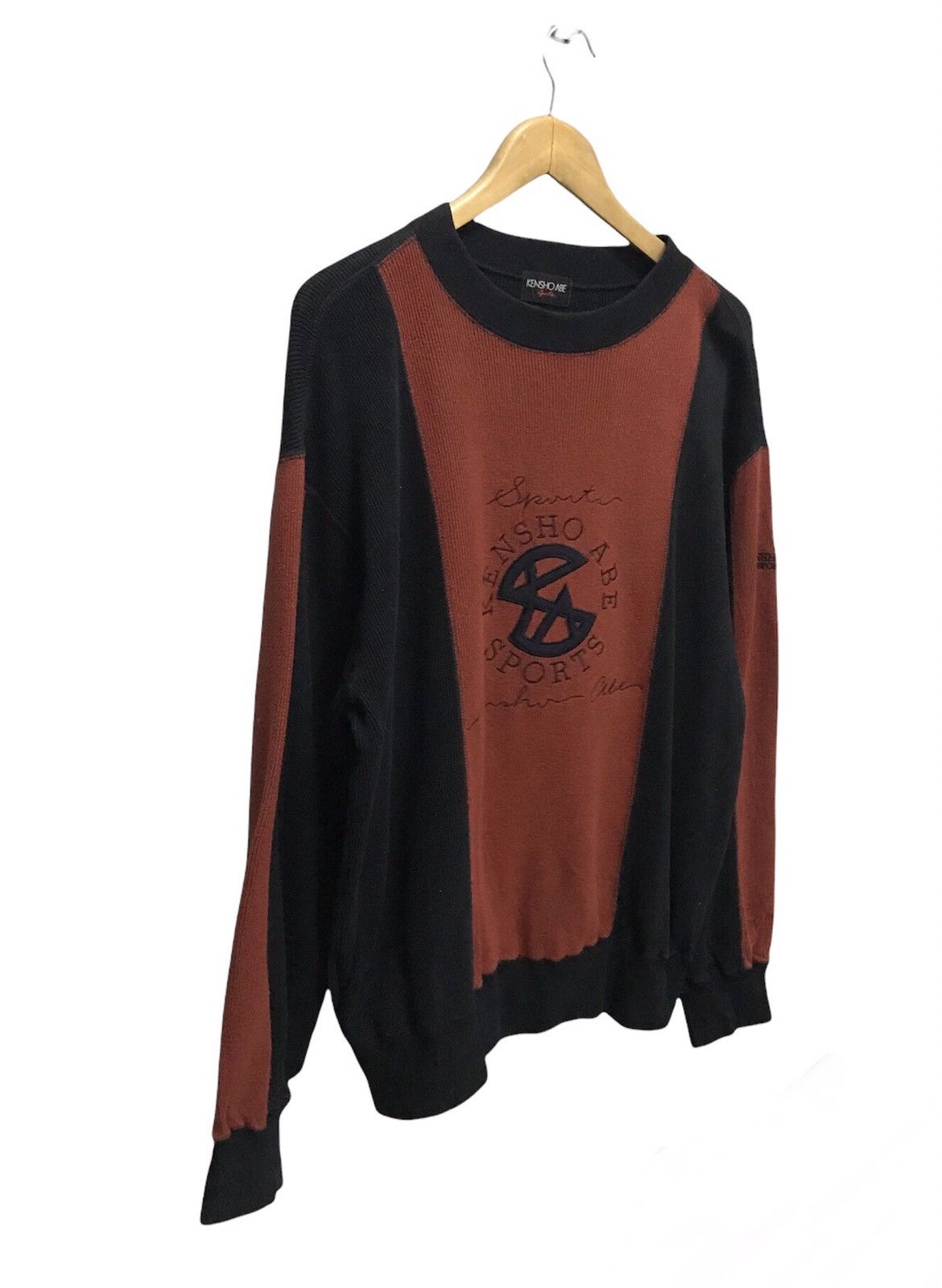 Japanese Brand × Kensho Abe × Vintage Vintage Kensho Abe sweatshirt embroidery big logo Size US M / EU 48-50 / 2 - 3 Thumbnail