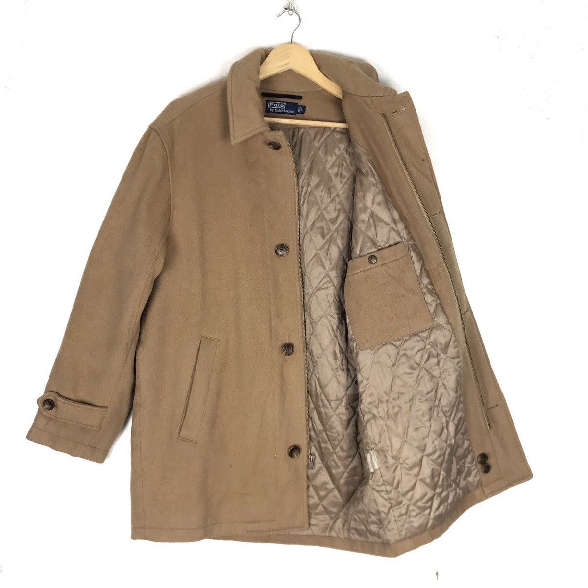 Polo Ralph Lauren Vintage Polo Ralph Lauren Wool Coat Size US M / EU 48-50 / 2 - 2 Thumbnail