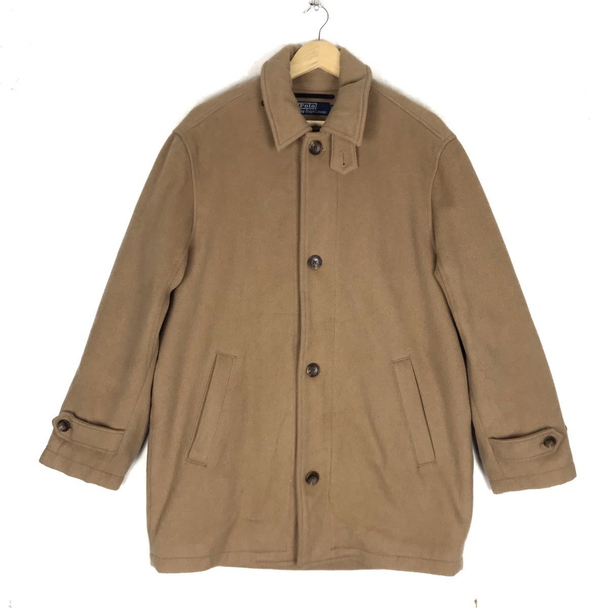 Polo Ralph Lauren Vintage Polo Ralph Lauren Wool Coat Size US M / EU 48-50 / 2 - 1 Thumbnail