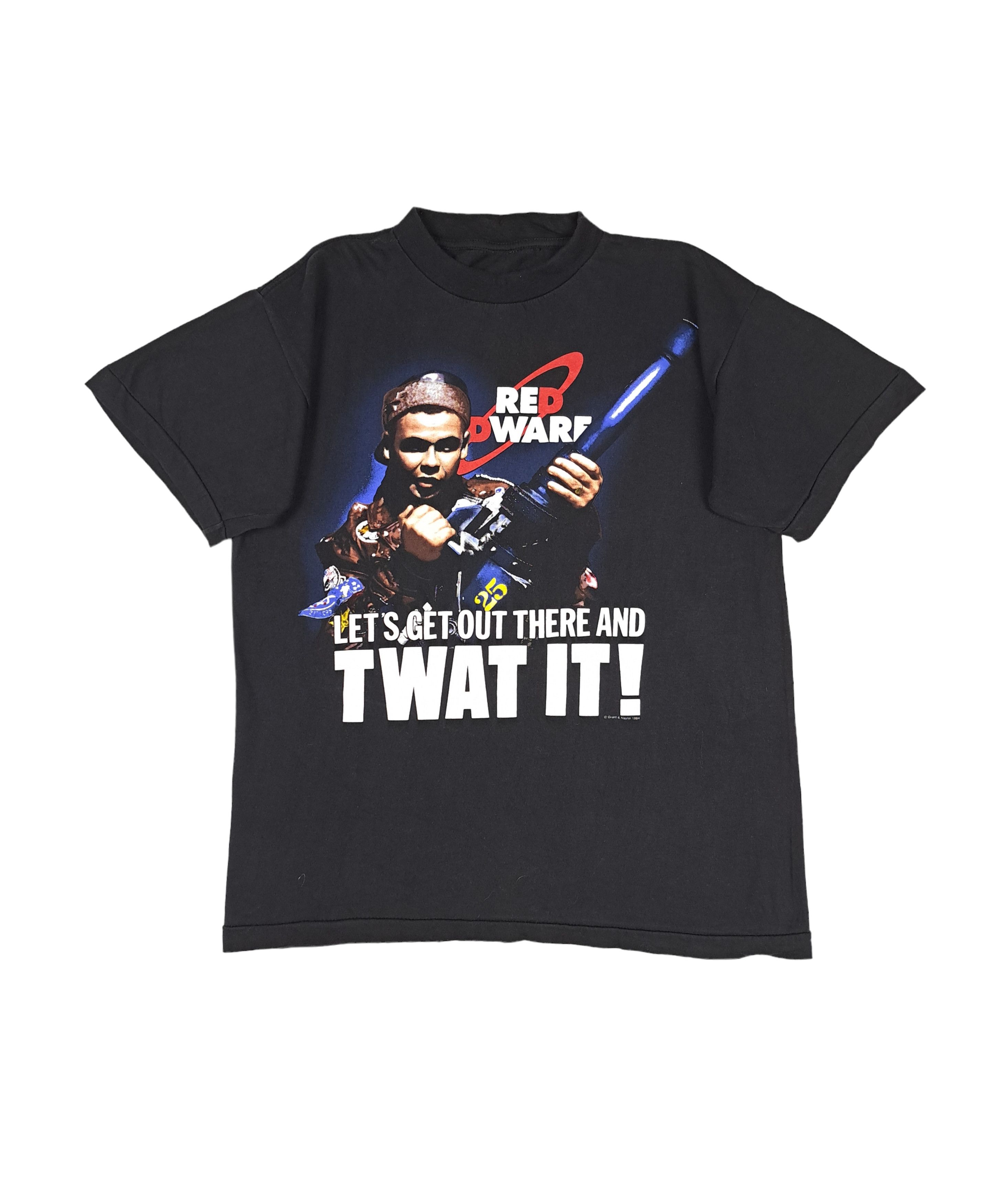 Vintage Red Dwarf VII Back From The Dead 1996 TV Promo T Shirt 90s Black