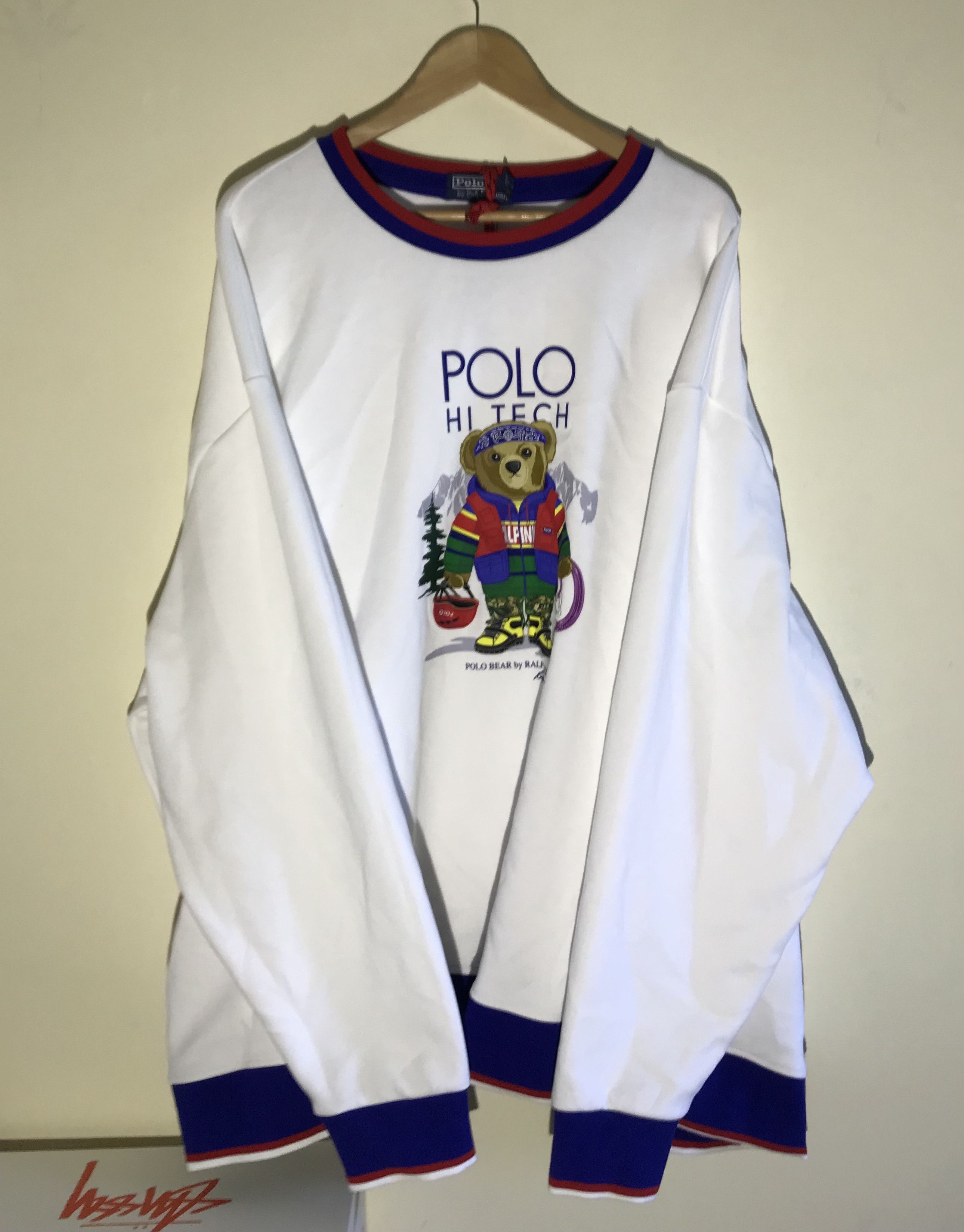 Ralph lauren hi hot sale tech bear sweatshirt