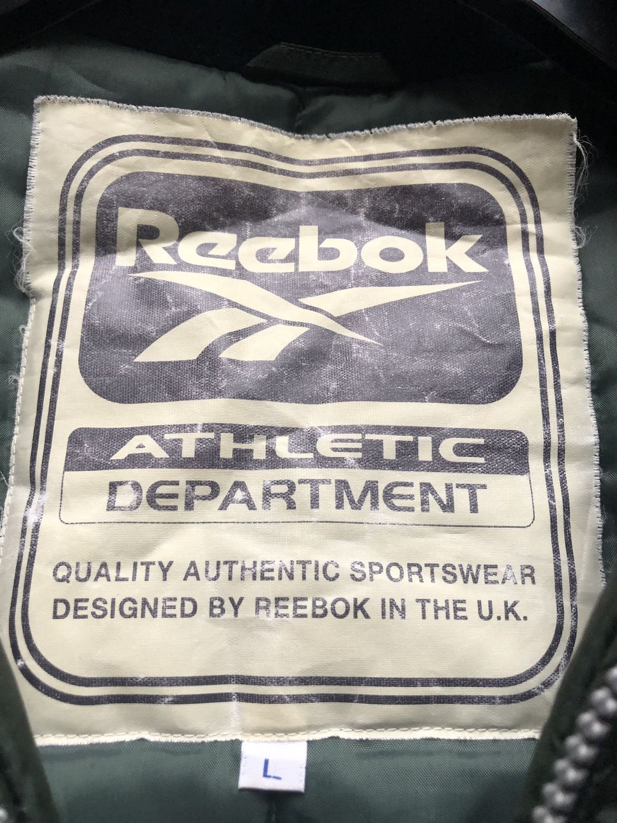 Reebok × Vintage Reebok athletic vintage down jacket 90s Size US L / EU 52-54 / 3 - 3 Thumbnail
