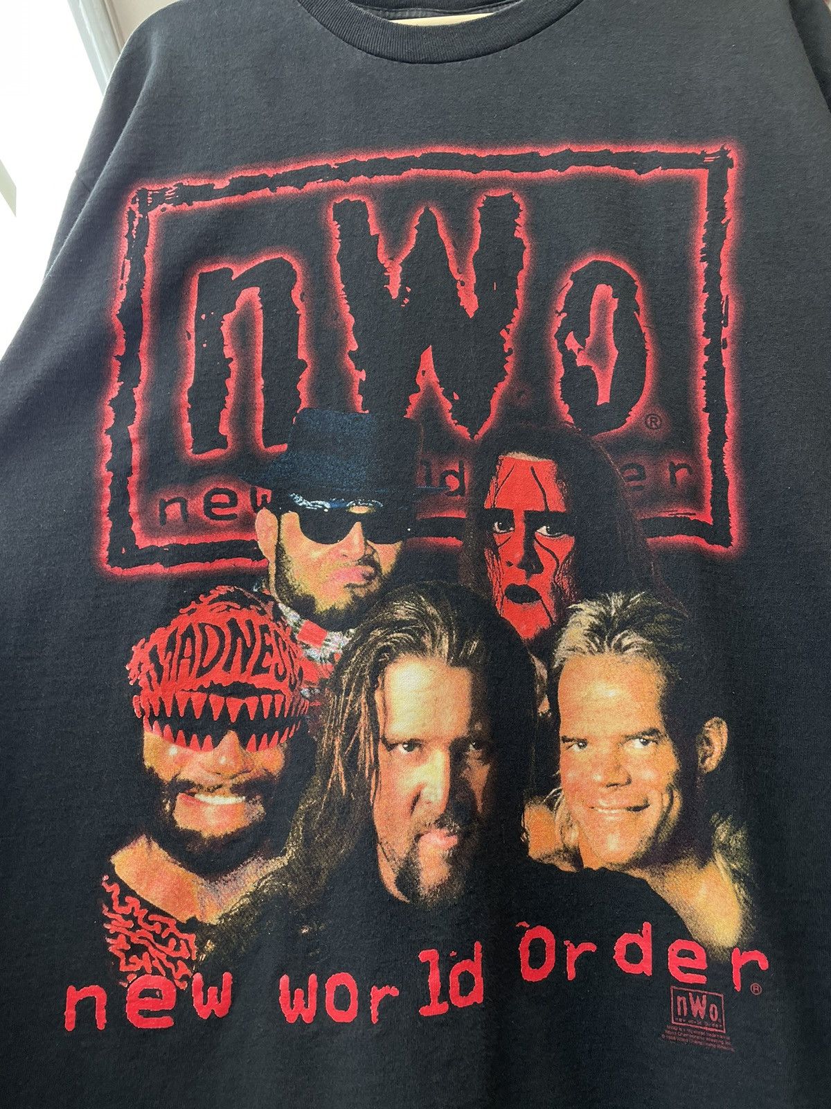 Vintage × WCW/nWo × WWE Vintage 1998 WCW WWF NWO New World Order Graphic Tee Size XL Size US XL / EU 56 / 4 - 3 Thumbnail