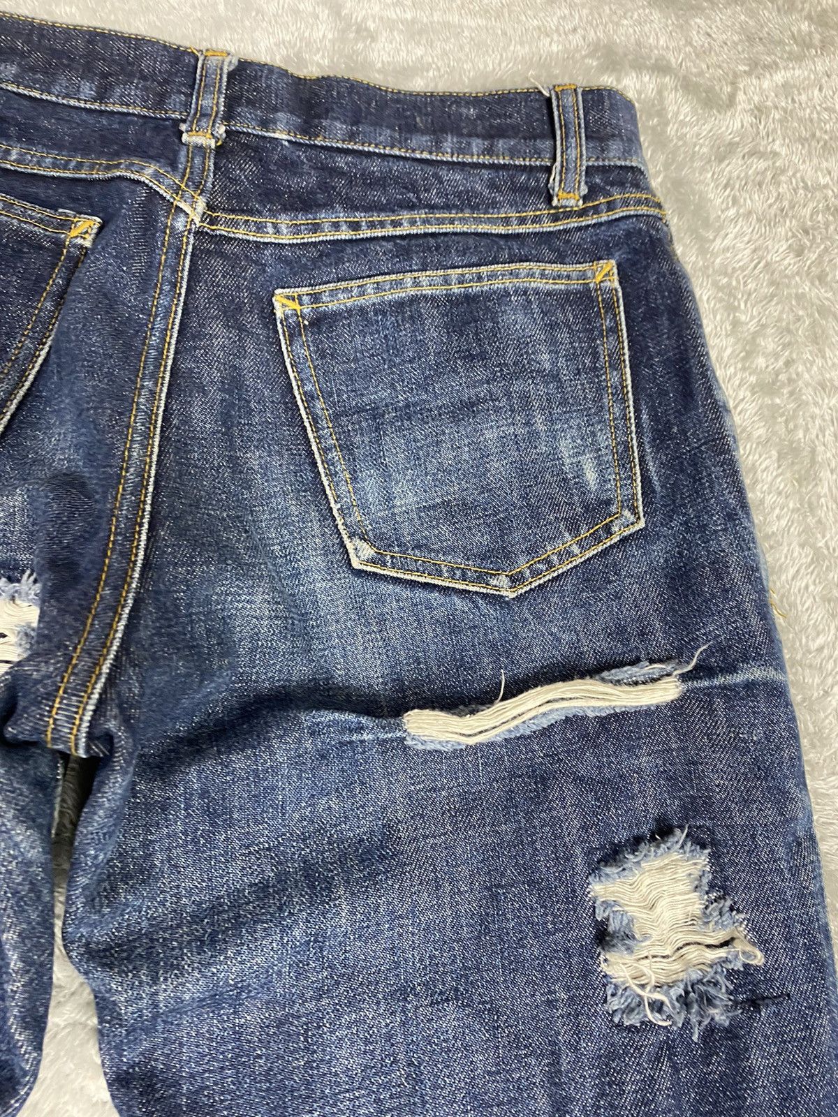 Number (N)ine × Takahiromiyashita The Soloist. Number (N)ine Distressed Denim Jeans. S063 Size US 29 - 17 Thumbnail