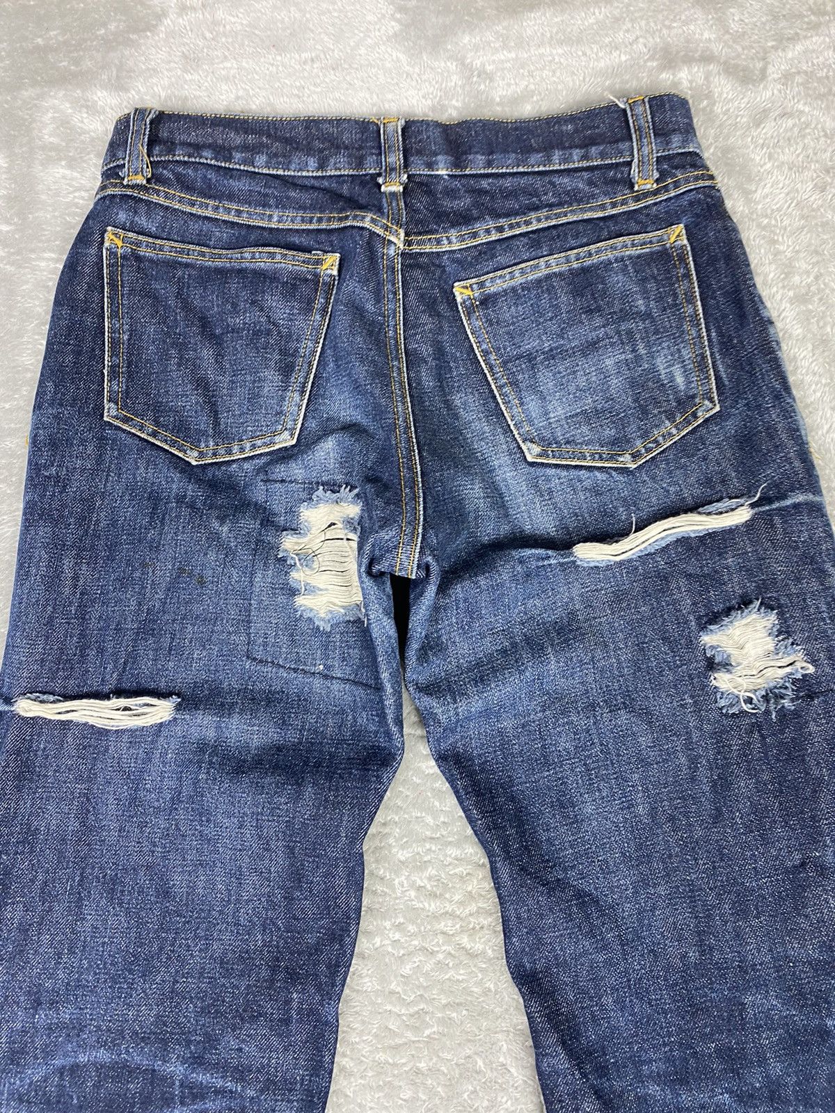 Number (N)ine × Takahiromiyashita The Soloist. Number (N)ine Distressed Denim Jeans. S063 Size US 29 - 13 Thumbnail