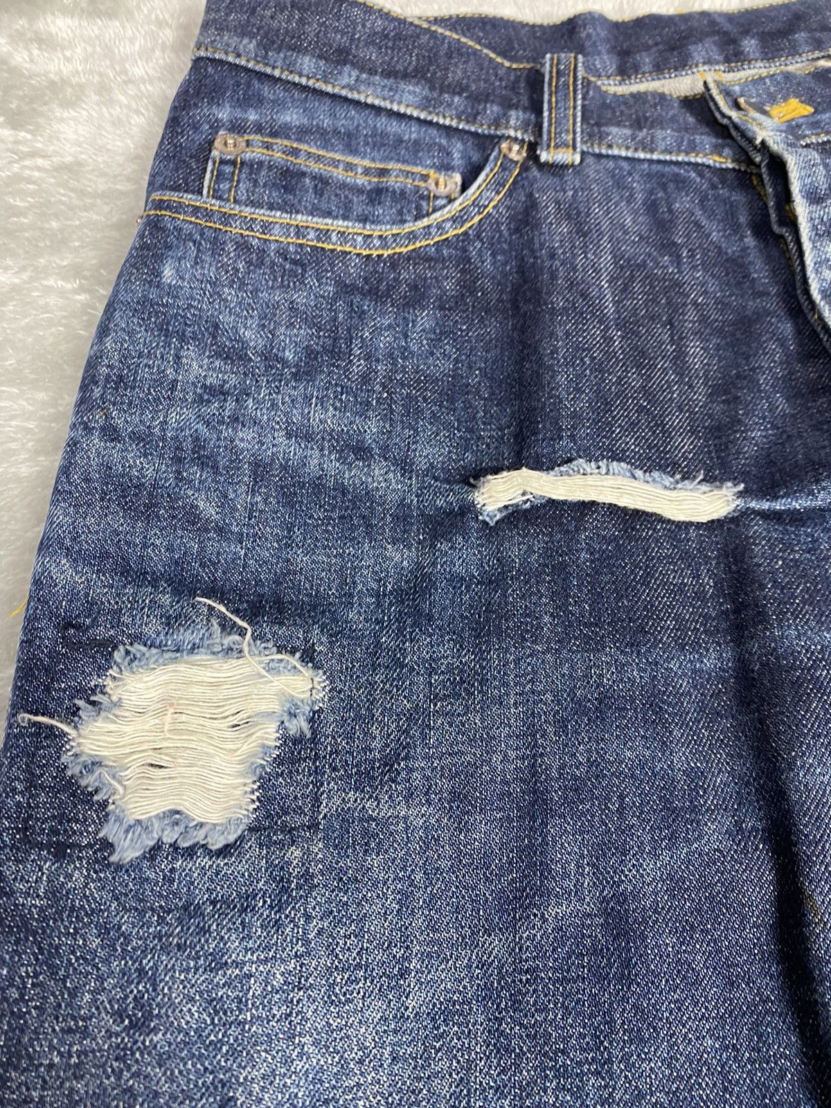Number (N)ine × Takahiromiyashita The Soloist. Number (N)ine Distressed Denim Jeans. S063 Size US 29 - 4 Thumbnail