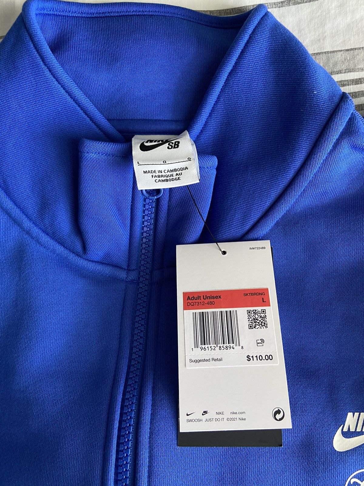 Nike Nike SB Fly Streetwear Fragrance of Shanghai 1/2 Zip Fleece Size US L / EU 52-54 / 3 - 3 Thumbnail