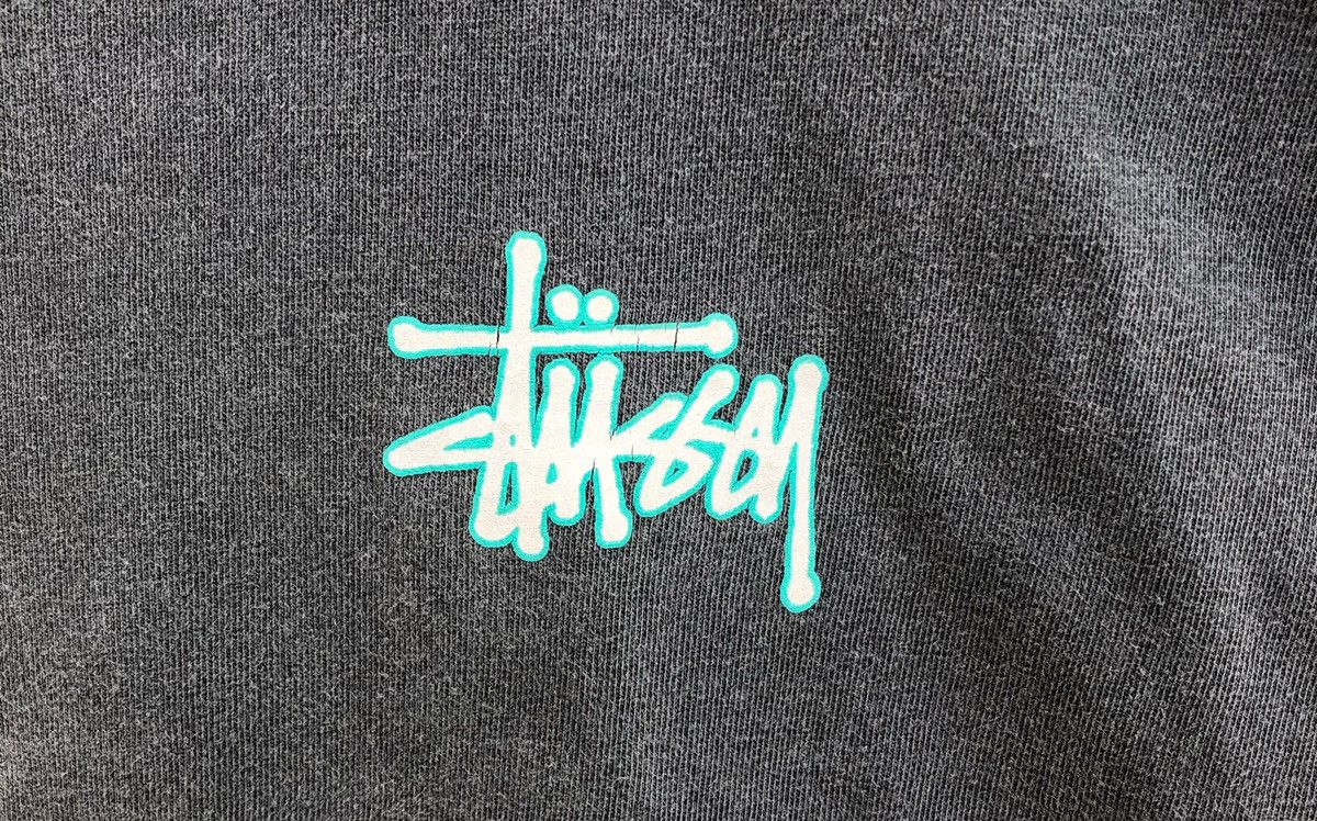 Stussy × Vintage 🔥Vintage Stussy Logo Tee Size US L / EU 52-54 / 3 - 8 Thumbnail