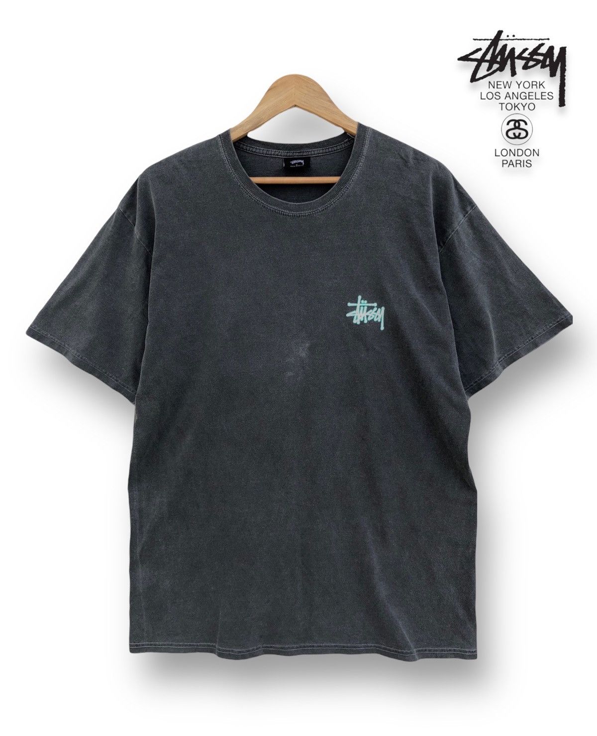 Stussy × Vintage 🔥Vintage Stussy Logo Tee Size US L / EU 52-54 / 3 - 1 Thumbnail