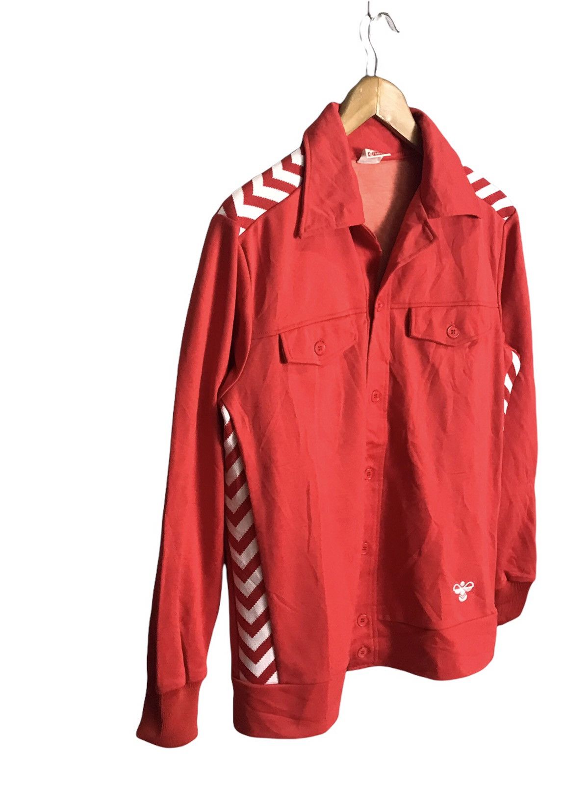 Hummel × Vintage Vintage Hummel sidetape tracktop button up Size US M / EU 48-50 / 2 - 3 Thumbnail