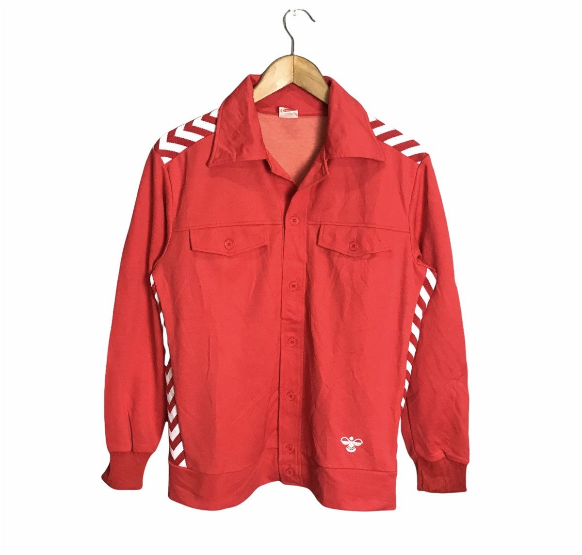 Hummel × Vintage Vintage Hummel sidetape tracktop button up Size US M / EU 48-50 / 2 - 1 Thumbnail