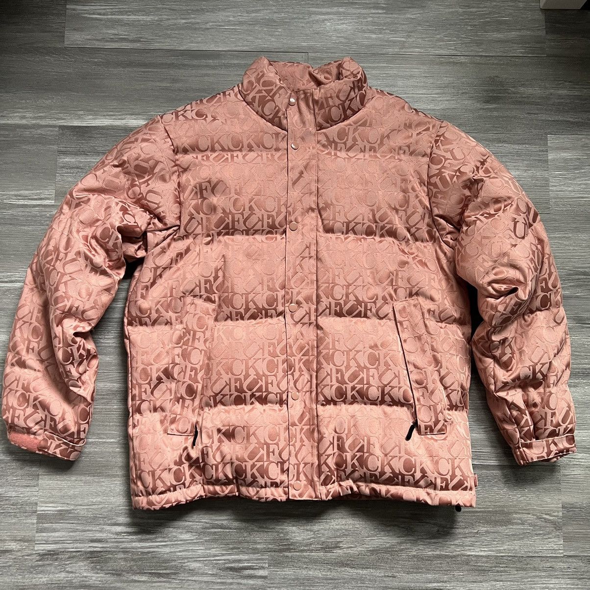 メーカー公式ショップ】 Supreme 17AW Fuck Jacquard Puffy Jacket ...