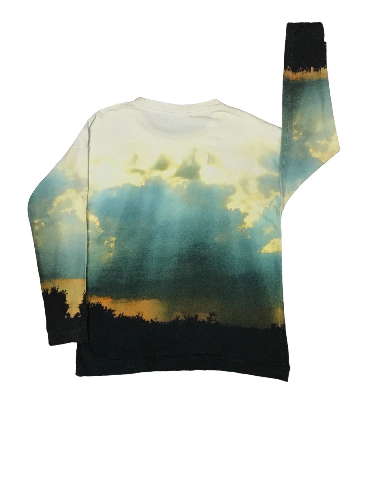 Japanese Brand × Vintage Monki Sweatshirt Sunset Horizon Graphic Unique Nature Print Size US M / EU 48-50 / 2 - 3 Thumbnail