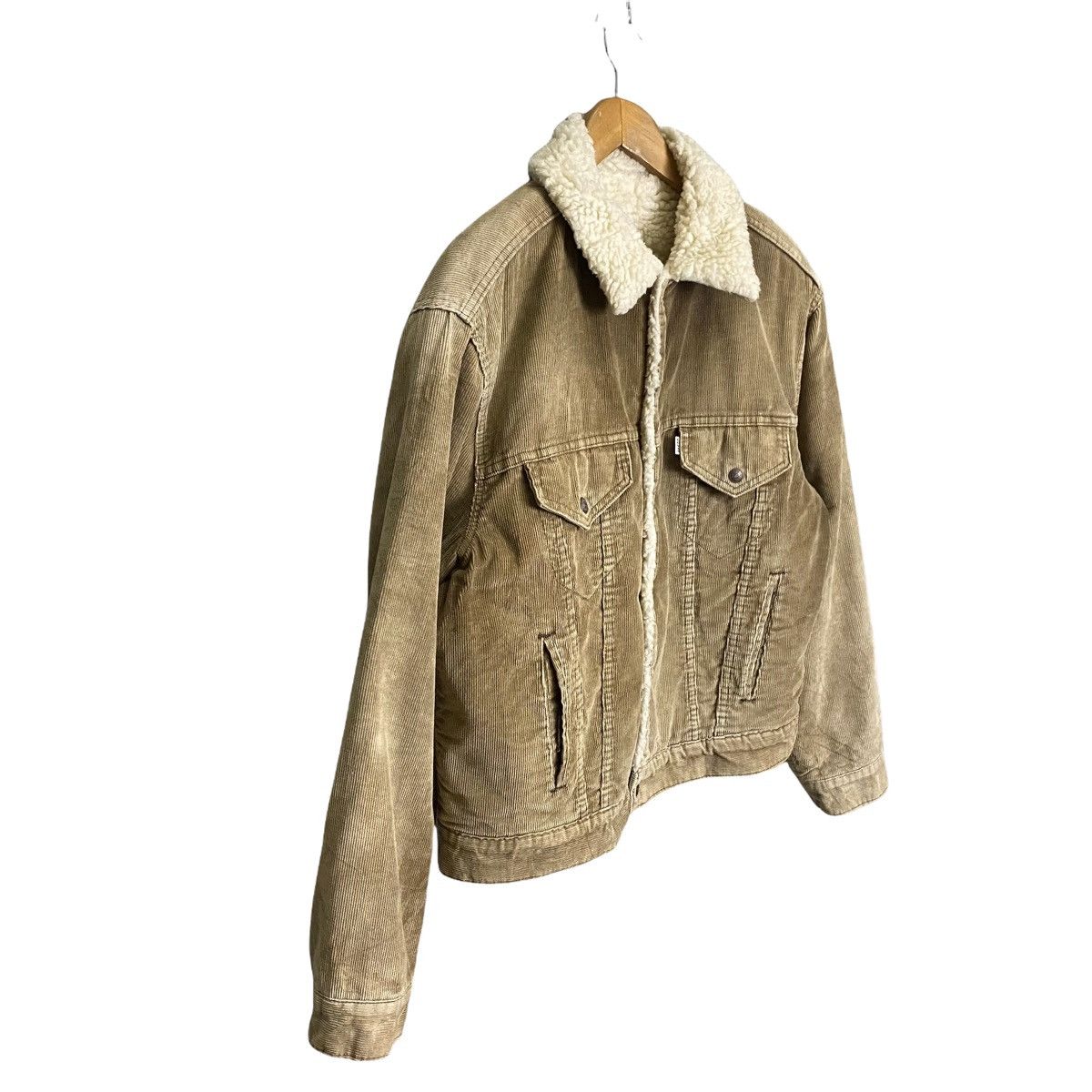 Levi's vintage 80s levis corduroy trucker sherpa jacket Size US M / EU 48-50 / 2 - 3 Thumbnail