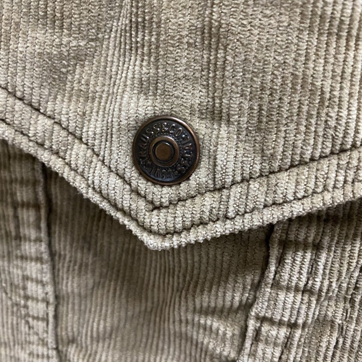 Levi's vintage 80s levis corduroy trucker sherpa jacket Size US M / EU 48-50 / 2 - 9 Thumbnail