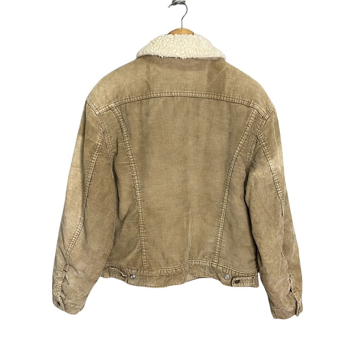 Levi's vintage 80s levis corduroy trucker sherpa jacket Size US M / EU 48-50 / 2 - 2 Thumbnail