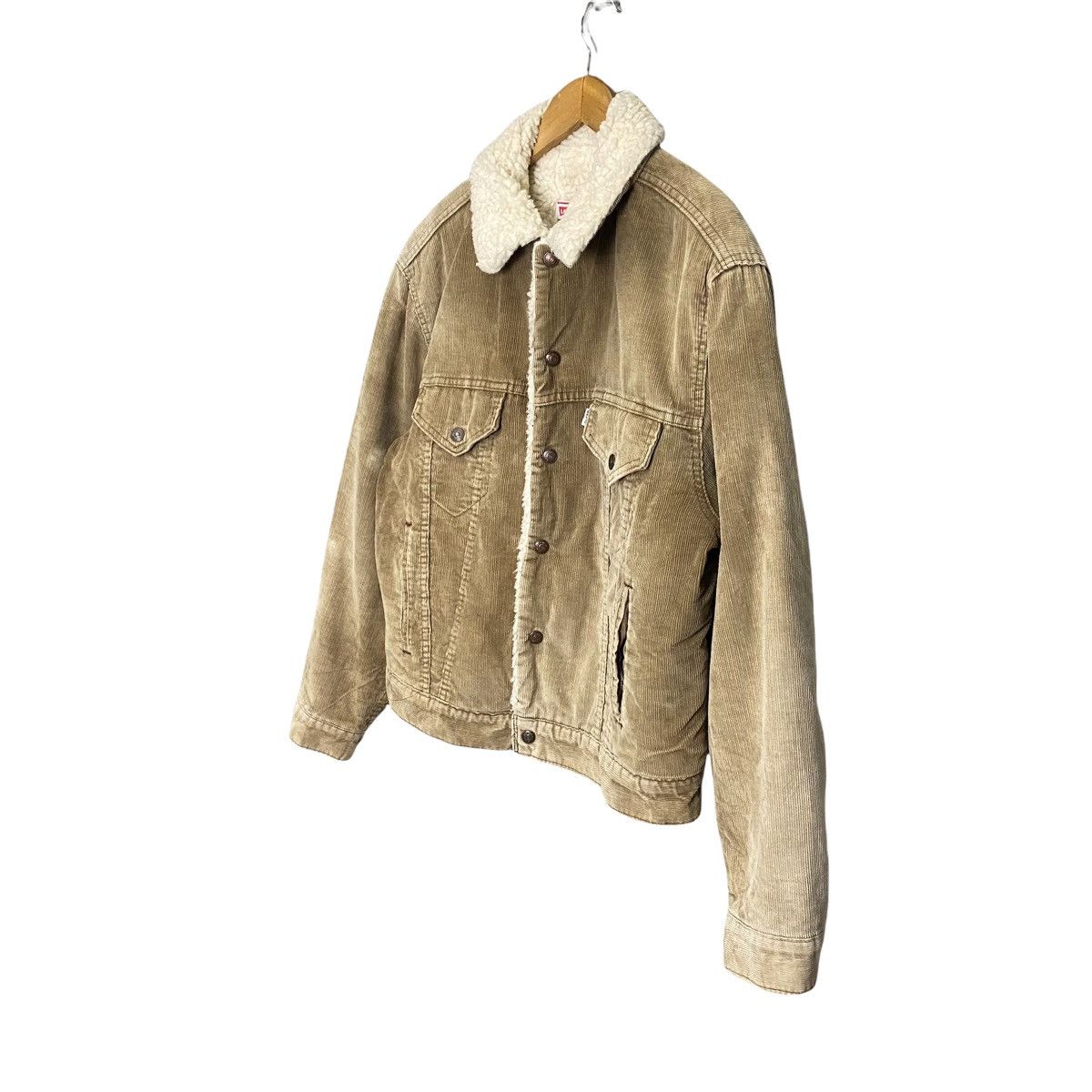 Levi's vintage 80s levis corduroy trucker sherpa jacket Size US M / EU 48-50 / 2 - 4 Thumbnail